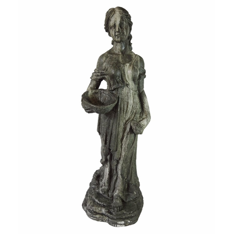 Astoria Grand Pettry Enchanting Resin Magnesium Oxide Girl Garden